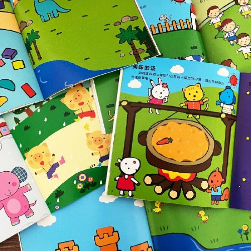 小红花. 0-3岁创造力培养贴纸书(全6册)