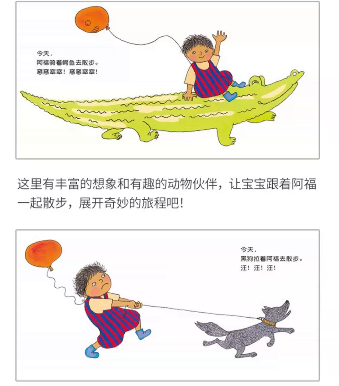 阿福去散步