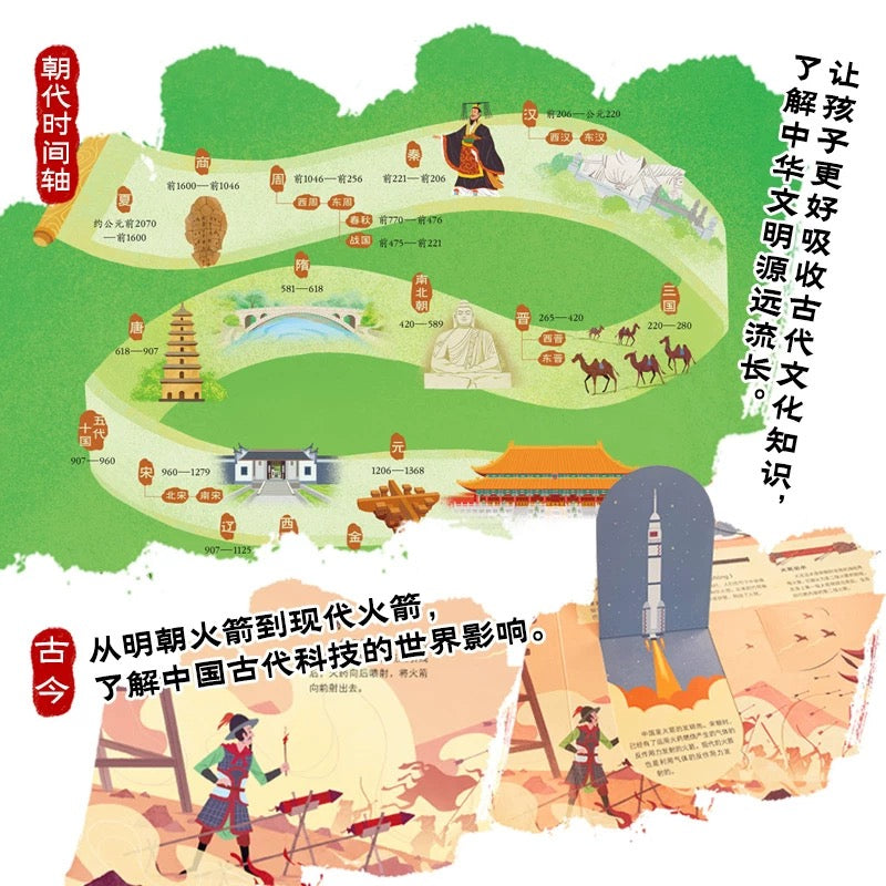 我们的祖国 传统文化翻翻书(全4册)