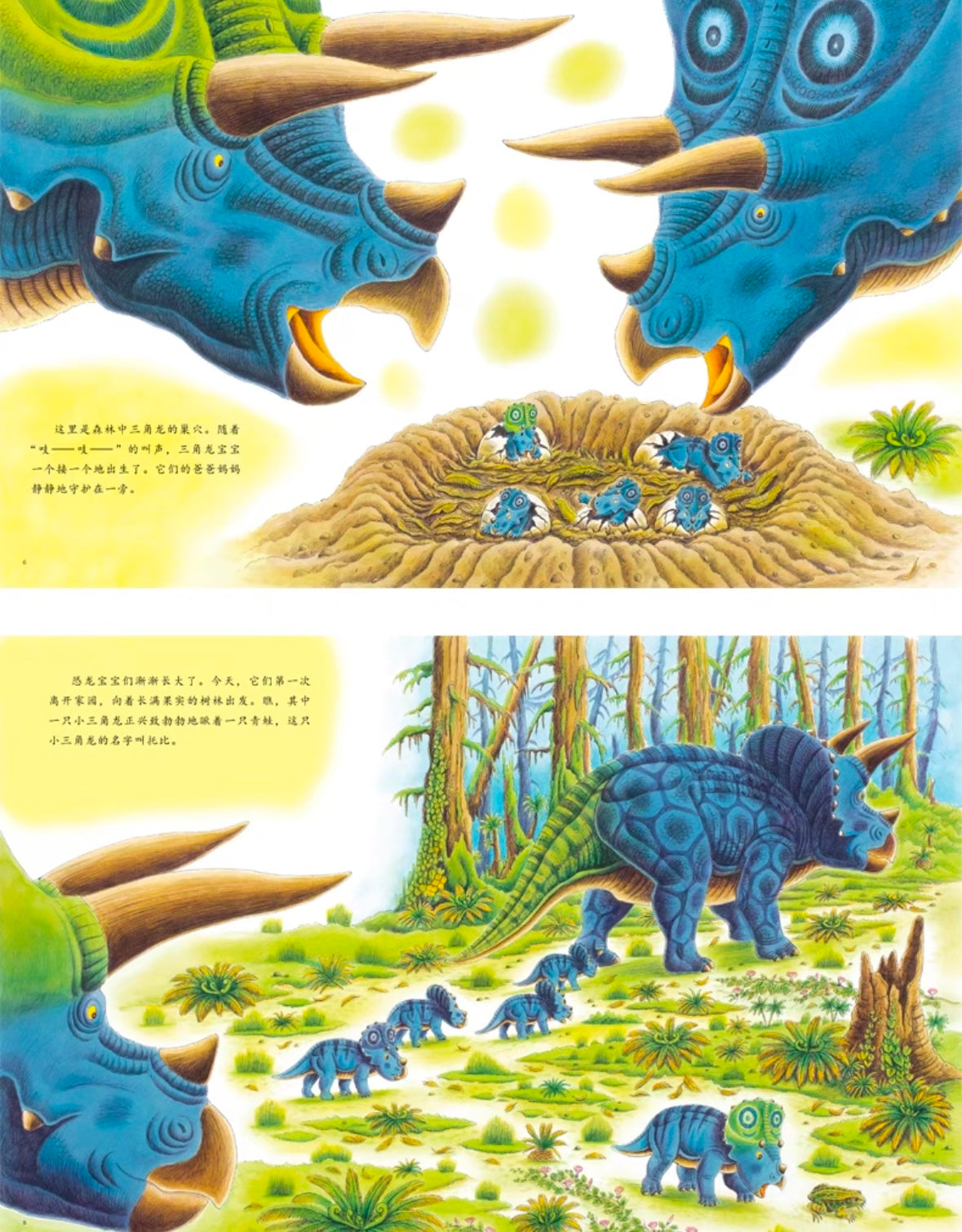 勇敢的三角龙+受伤的暴龙 黑川光广