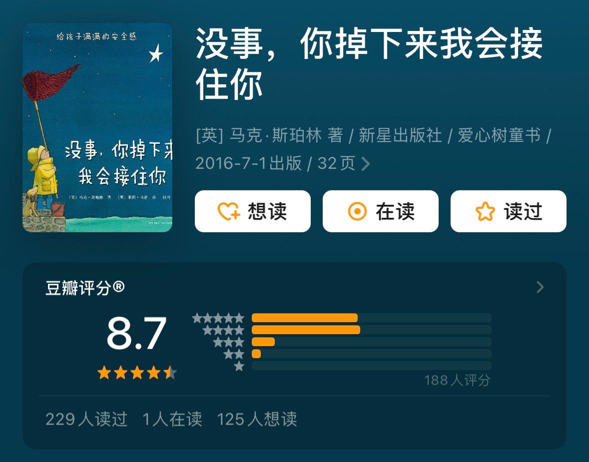 没事,你掉下来我会接住你 【豆瓣8.7分】