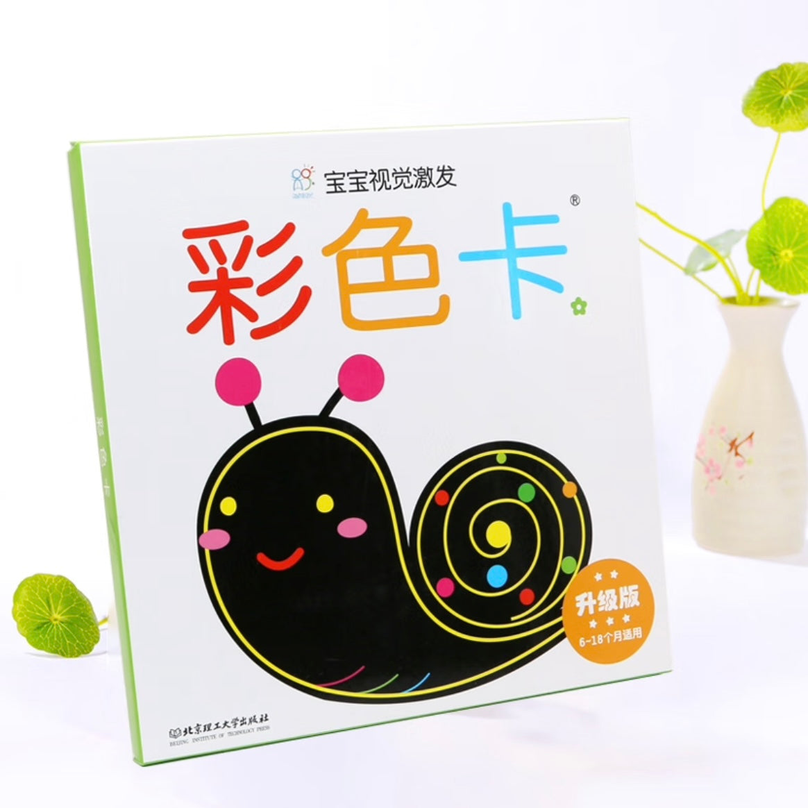 宝宝视觉激发.黑白卡.彩色卡(全4盒)海润阳光 加厚大卡