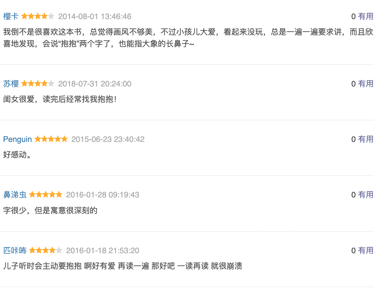 抱抱:0-2岁经典必入