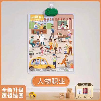 乐乐鱼 早教双语挂图