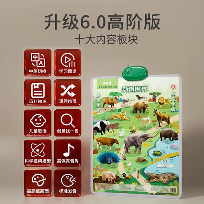 乐乐鱼 早教双语挂图