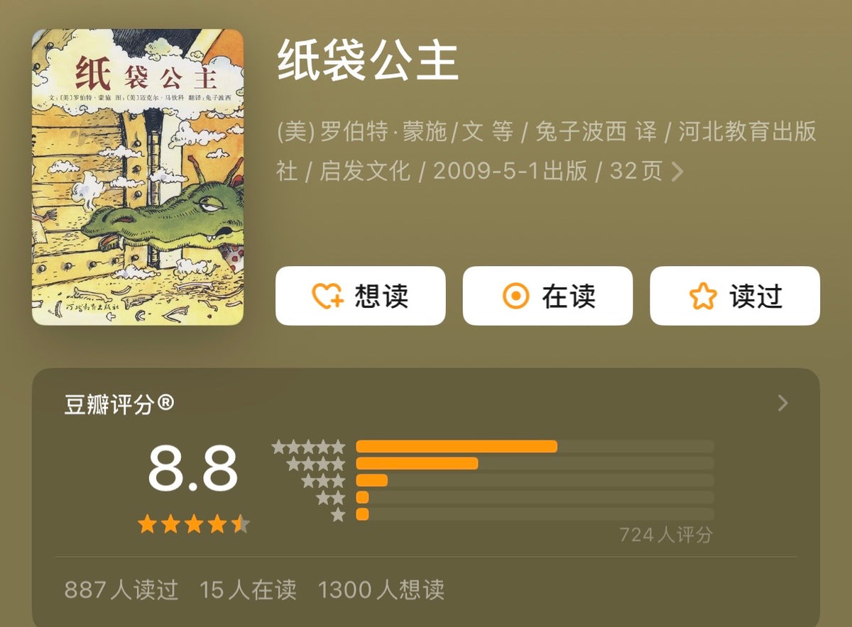 纸袋公主--颠覆传统性别偏见【豆瓣8.9分】