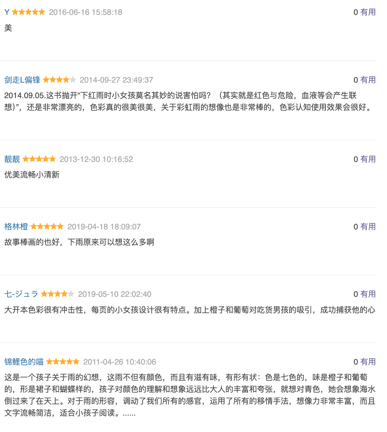 七彩下雨天