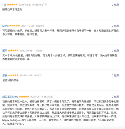 折耳兔奇奇 【平装】中英双语