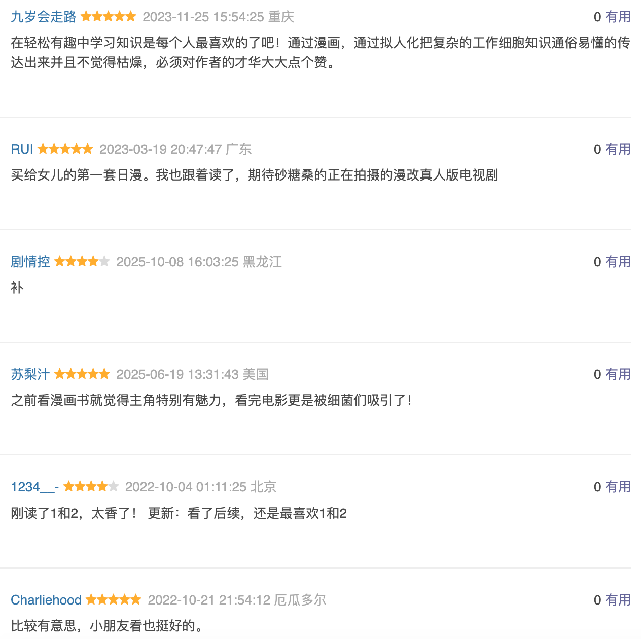 工作细胞（1-2册）